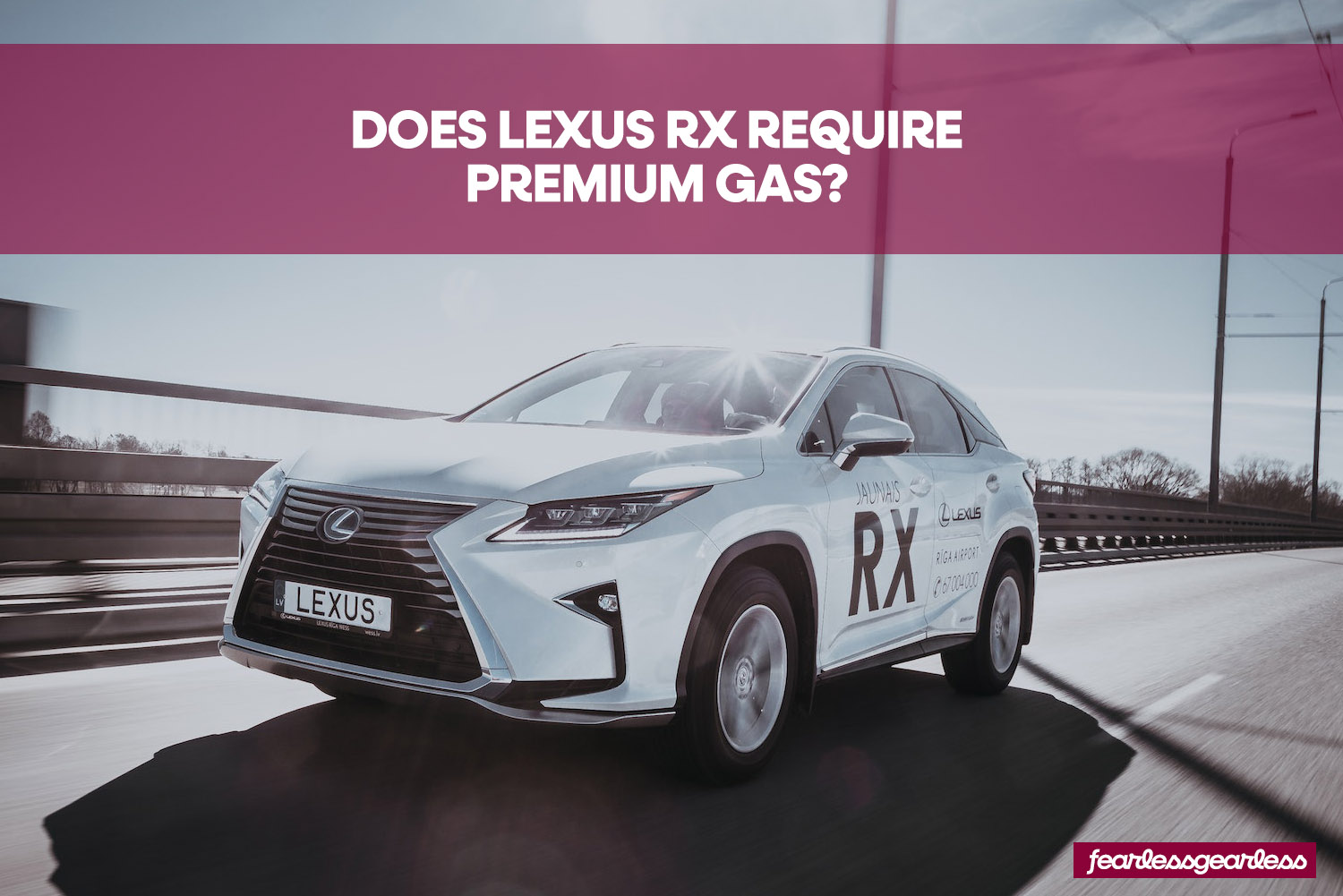 Does Lexus RX Require premium gas